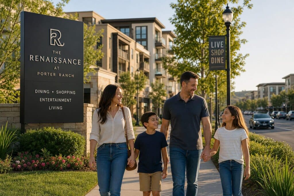 ¿Cómo Es Vivir Frente al Área de Renaissance en Porter Ranch?