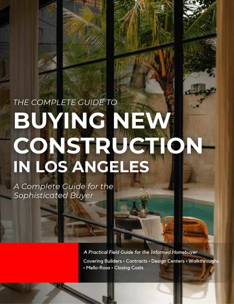 Los Angeles New Construction Buyers Guide cover, Scott Himelstein Group