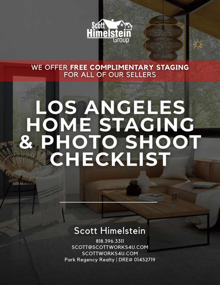 Home Staging & Photo Shoot Checklist cover, Scott Himelstein Group